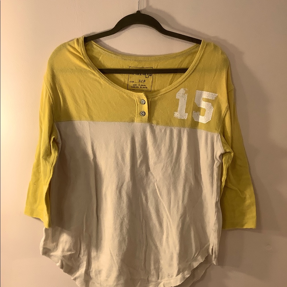 Free People 3/4 sleeve tee
